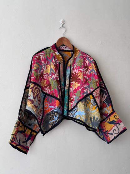 Cleo Cropped Kantha Jacket