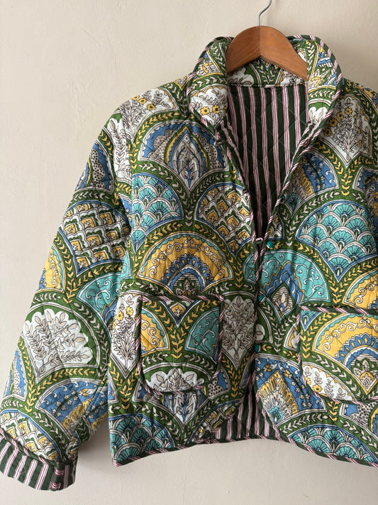 Handblock Quilted Jacket