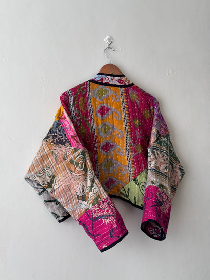 Cleo Cropped Kantha Jacket