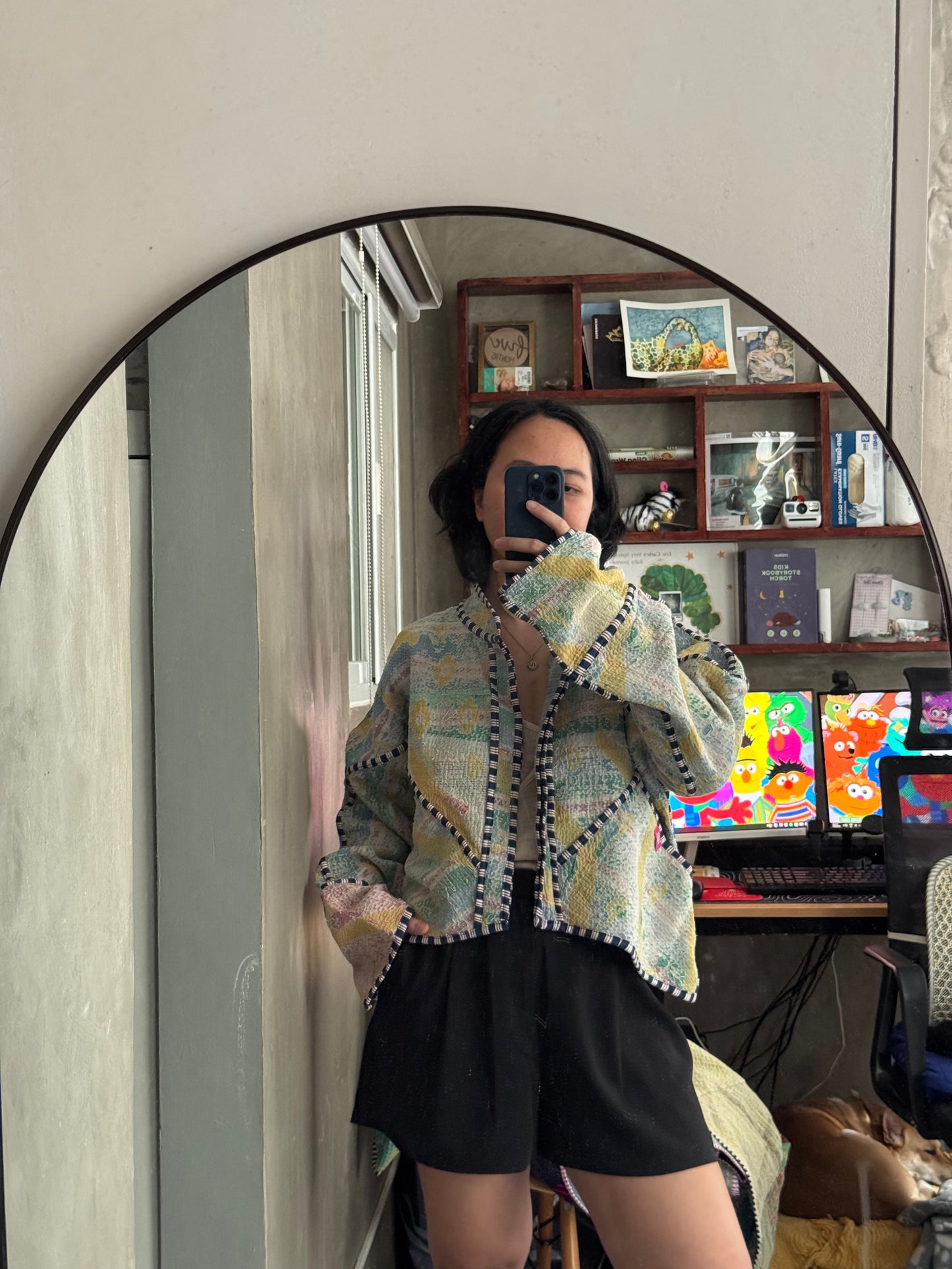 Leah Kantha Cropped Jacket