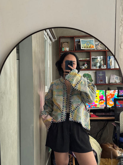 Leah Kantha Cropped Jacket