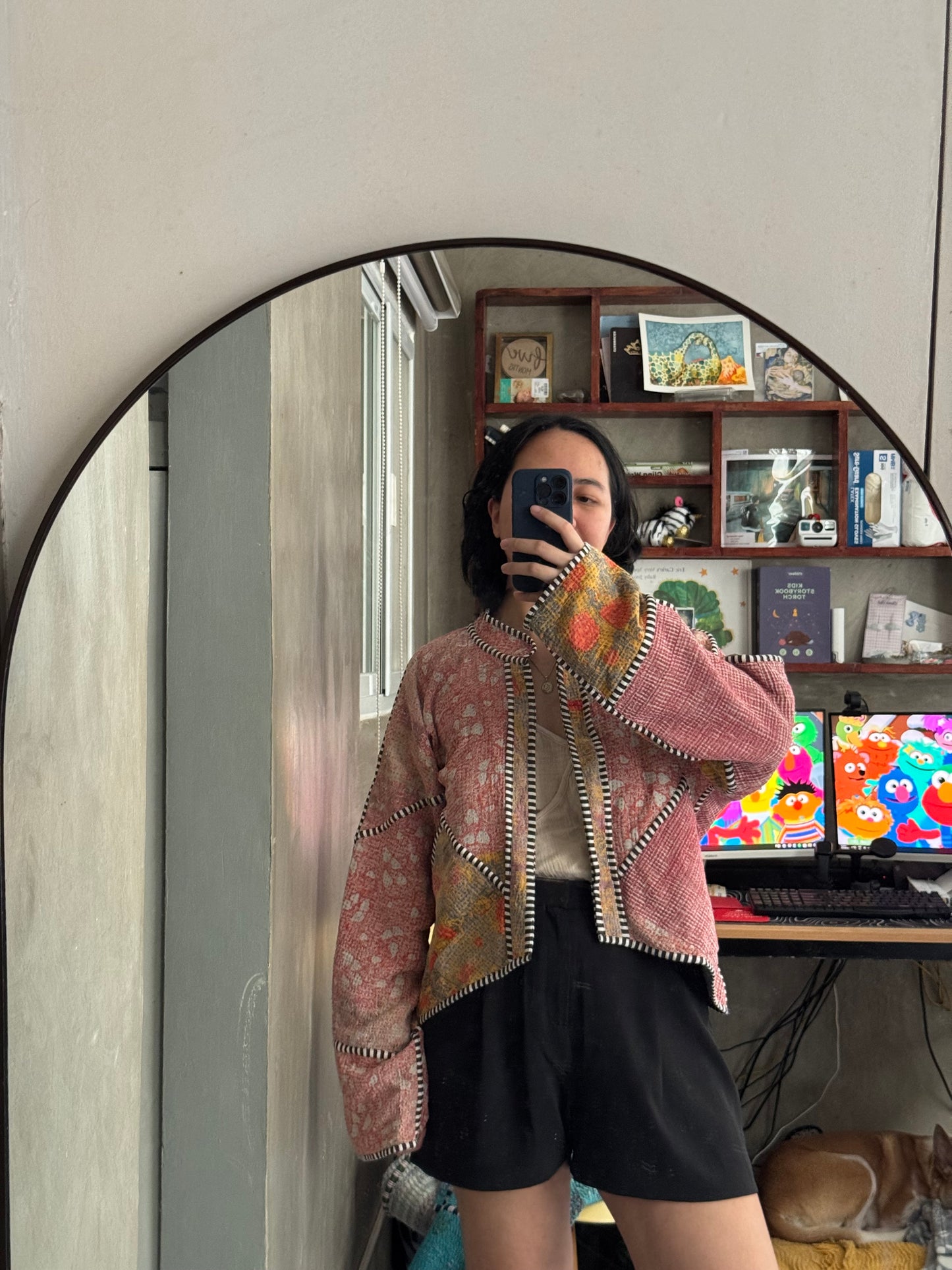 Leah Kantha Cropped Jacket