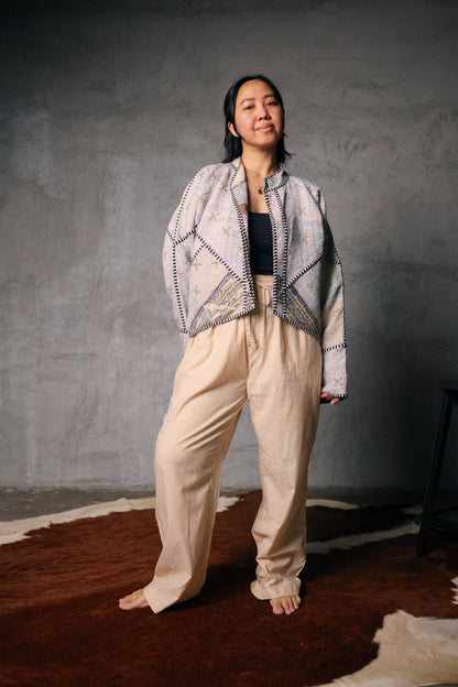 Leah Kantha Cropped Jacket