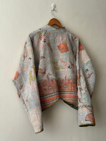 Leah Kantha Cropped Jacket