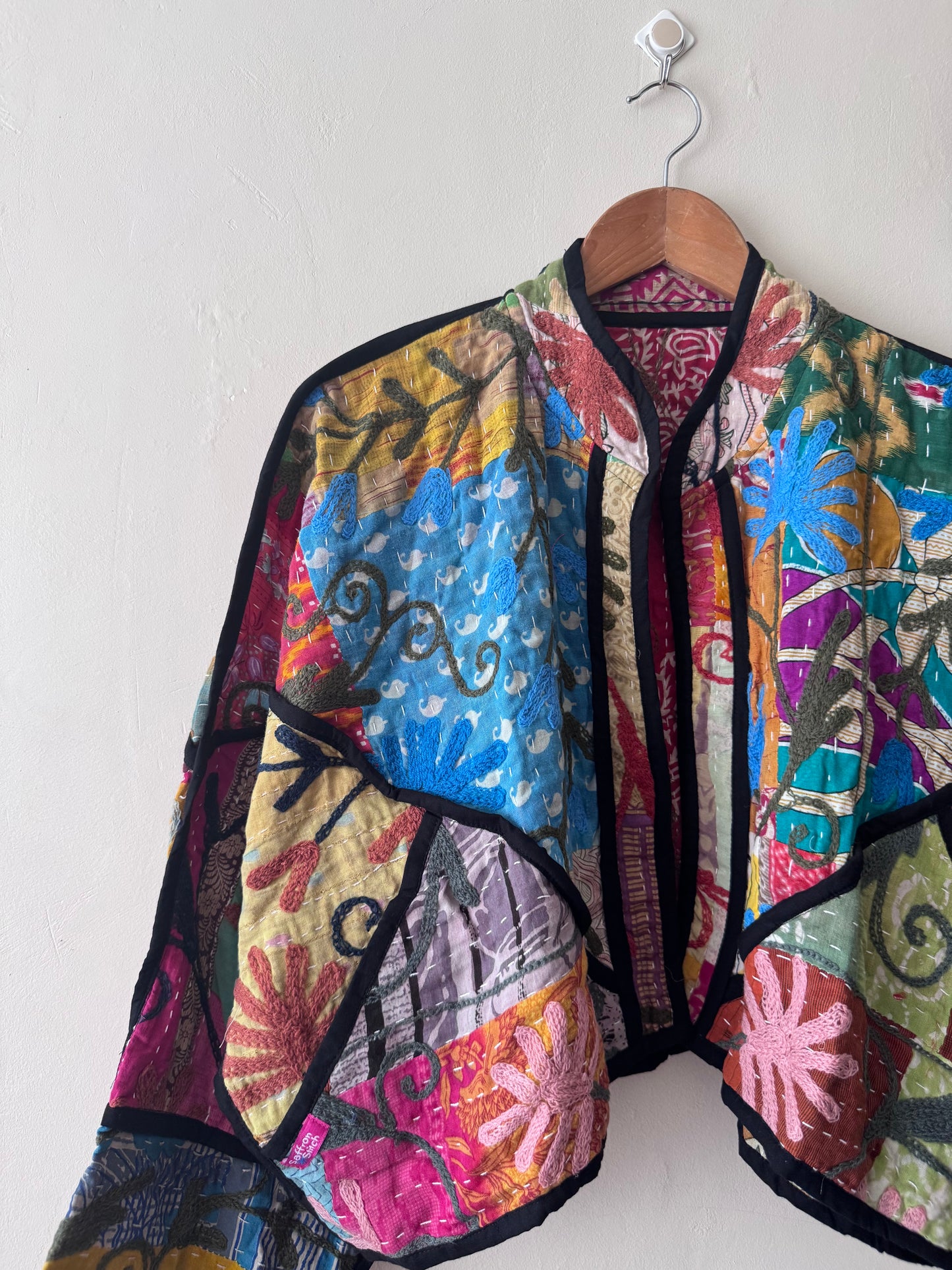 Cleo Cropped Kantha Jacket