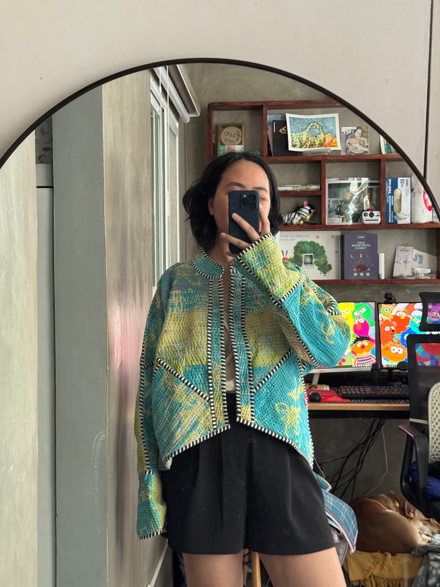 Leah Kantha Cropped Jacket
