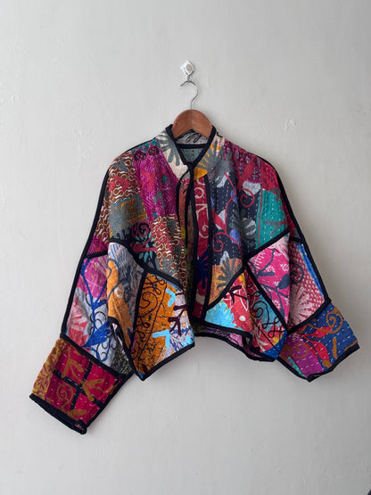 Cleo Cropped Kantha Jacket