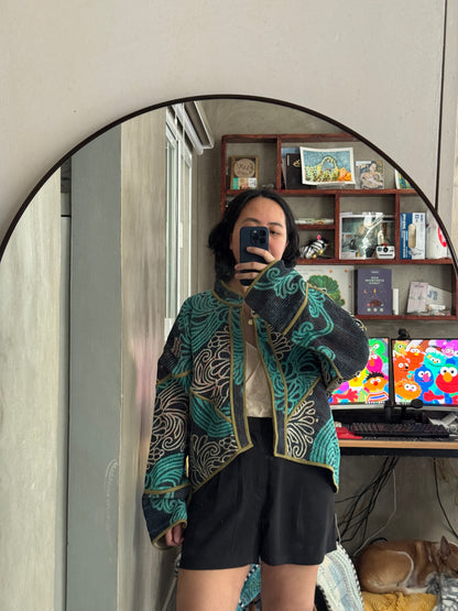 Leah Kantha Cropped Jacket