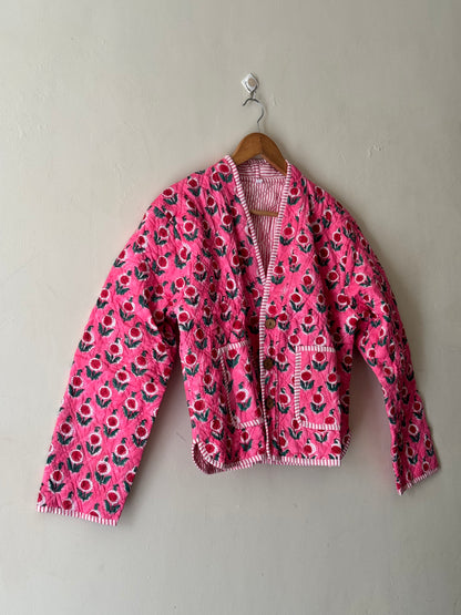 Handblock Quilted Jacket