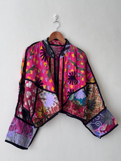 Cleo Cropped Kantha Jacket