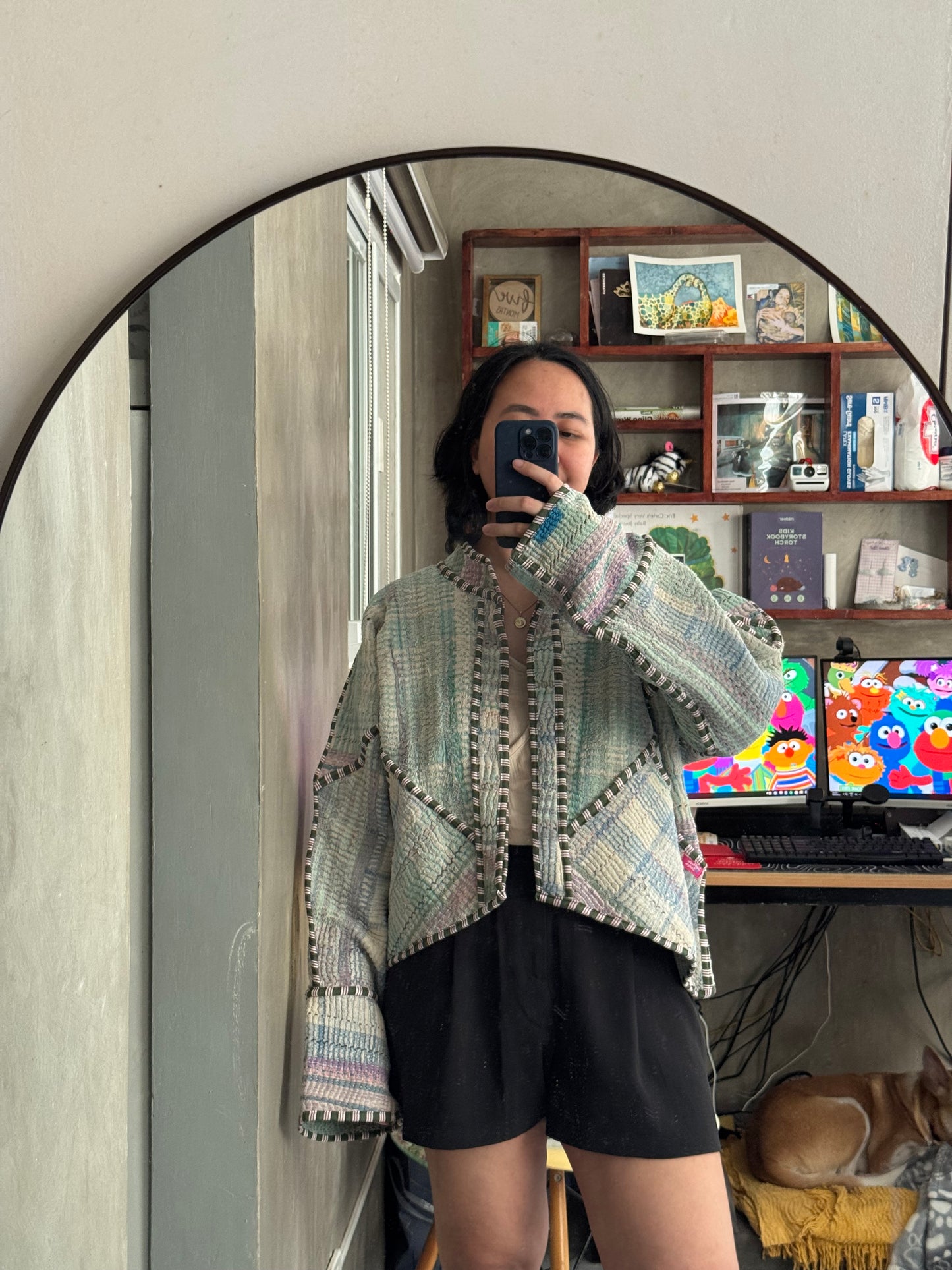 Leah Kantha Cropped Jacket