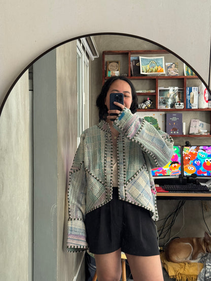 Leah Kantha Cropped Jacket