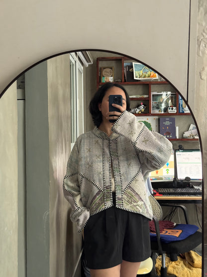 Leah Kantha Cropped Jacket