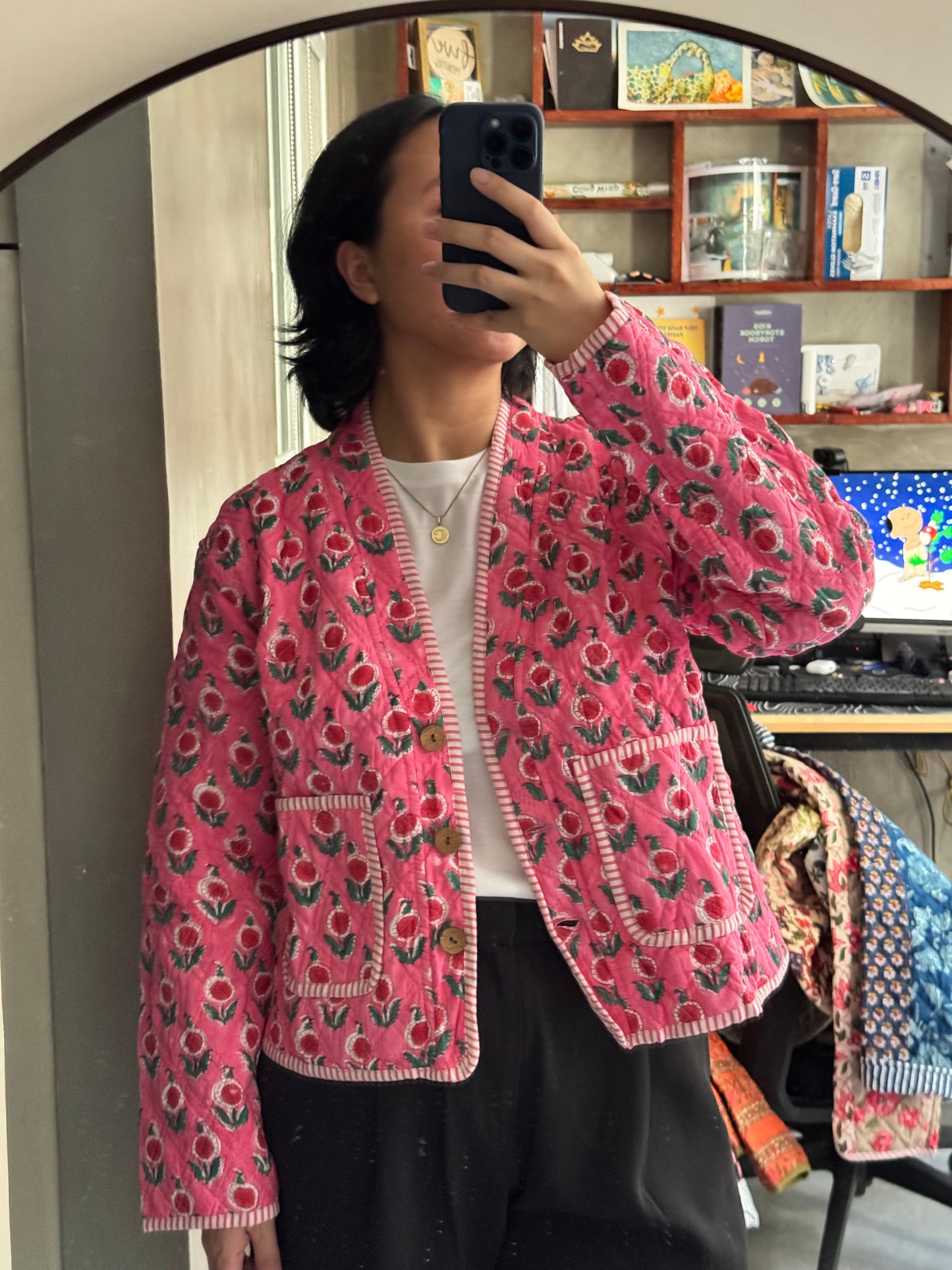 Handblock Quilted Jacket