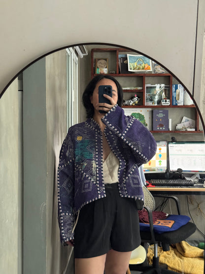 Leah Kantha Cropped Jacket