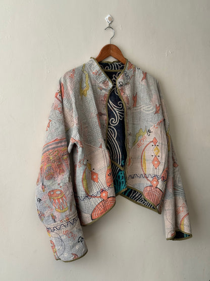 Leah Kantha Cropped Jacket