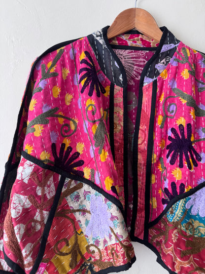Cleo Cropped Kantha Jacket