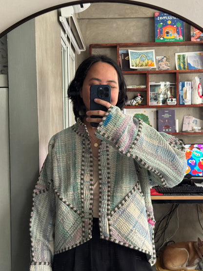 Leah Kantha Cropped Jacket