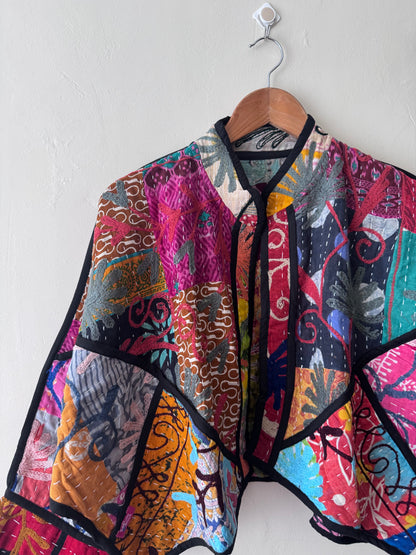 Cleo Cropped Kantha Jacket