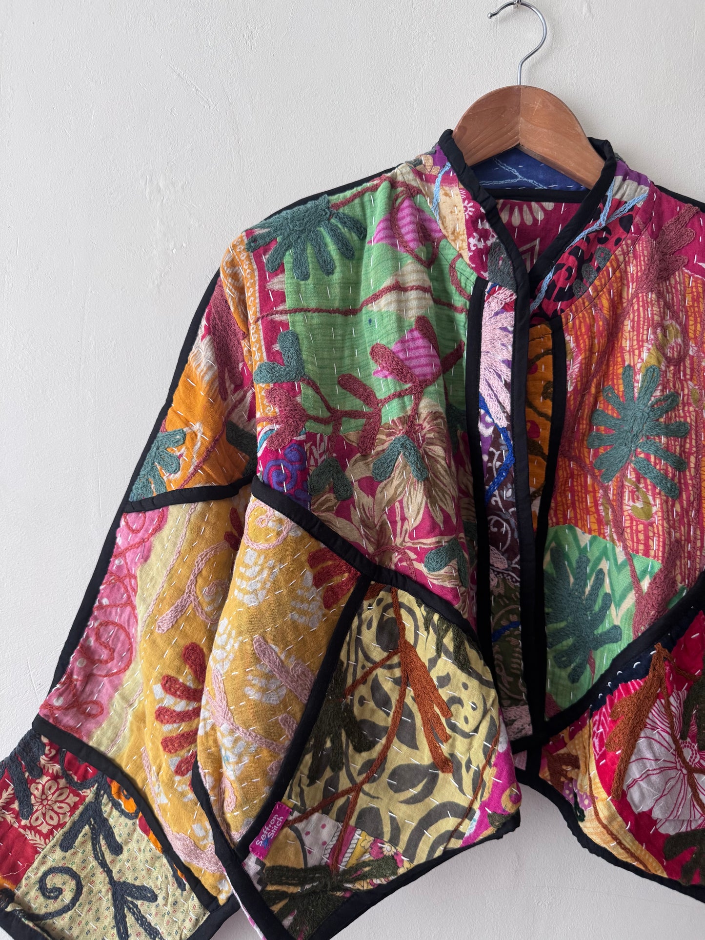 Cleo Cropped Kantha Jacket