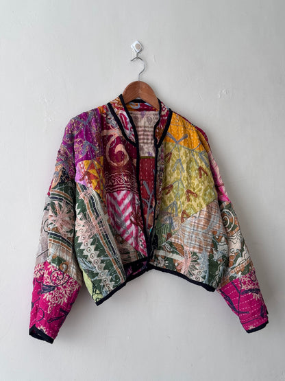 Cleo Cropped Kantha Jacket