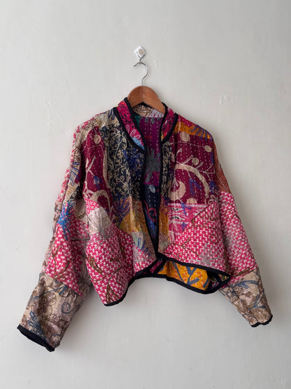 Cleo Cropped Kantha Jacket