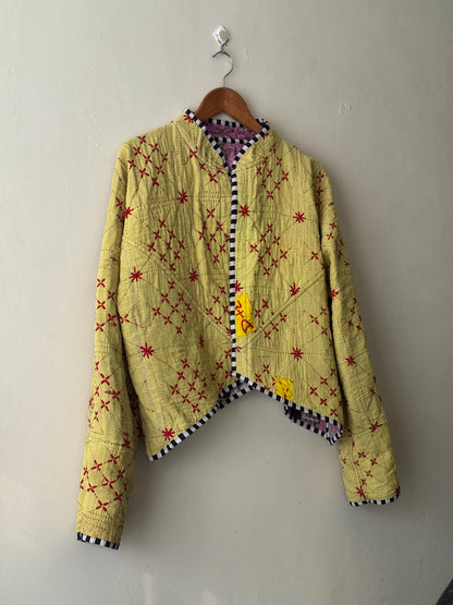 Leah Kantha Cropped Jacket