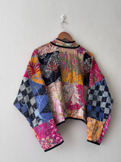 Cleo Cropped Kantha Jacket