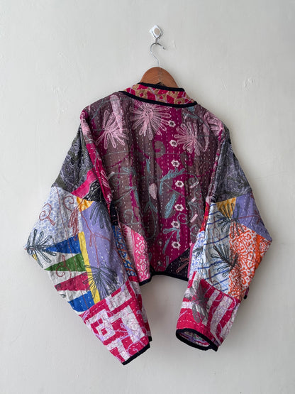 Cleo Cropped Kantha Jacket