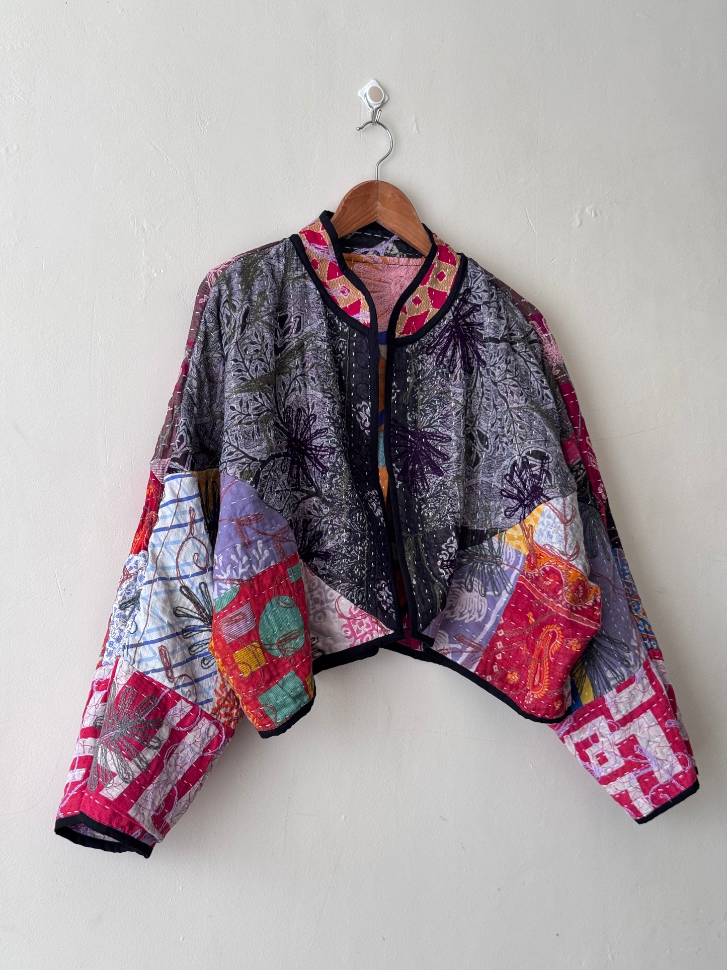 Cleo Cropped Kantha Jacket