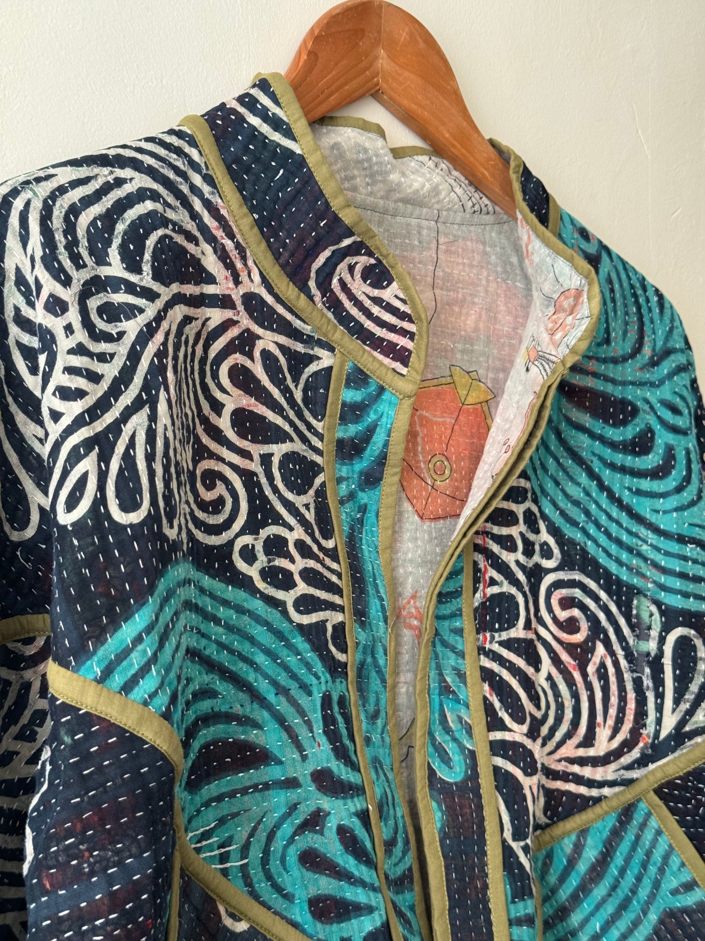 Leah Kantha Cropped Jacket