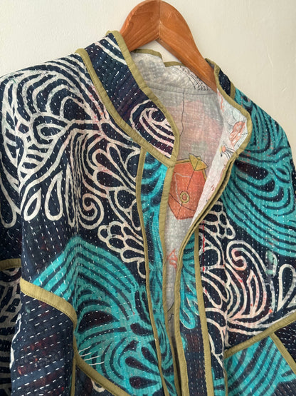 Leah Kantha Cropped Jacket