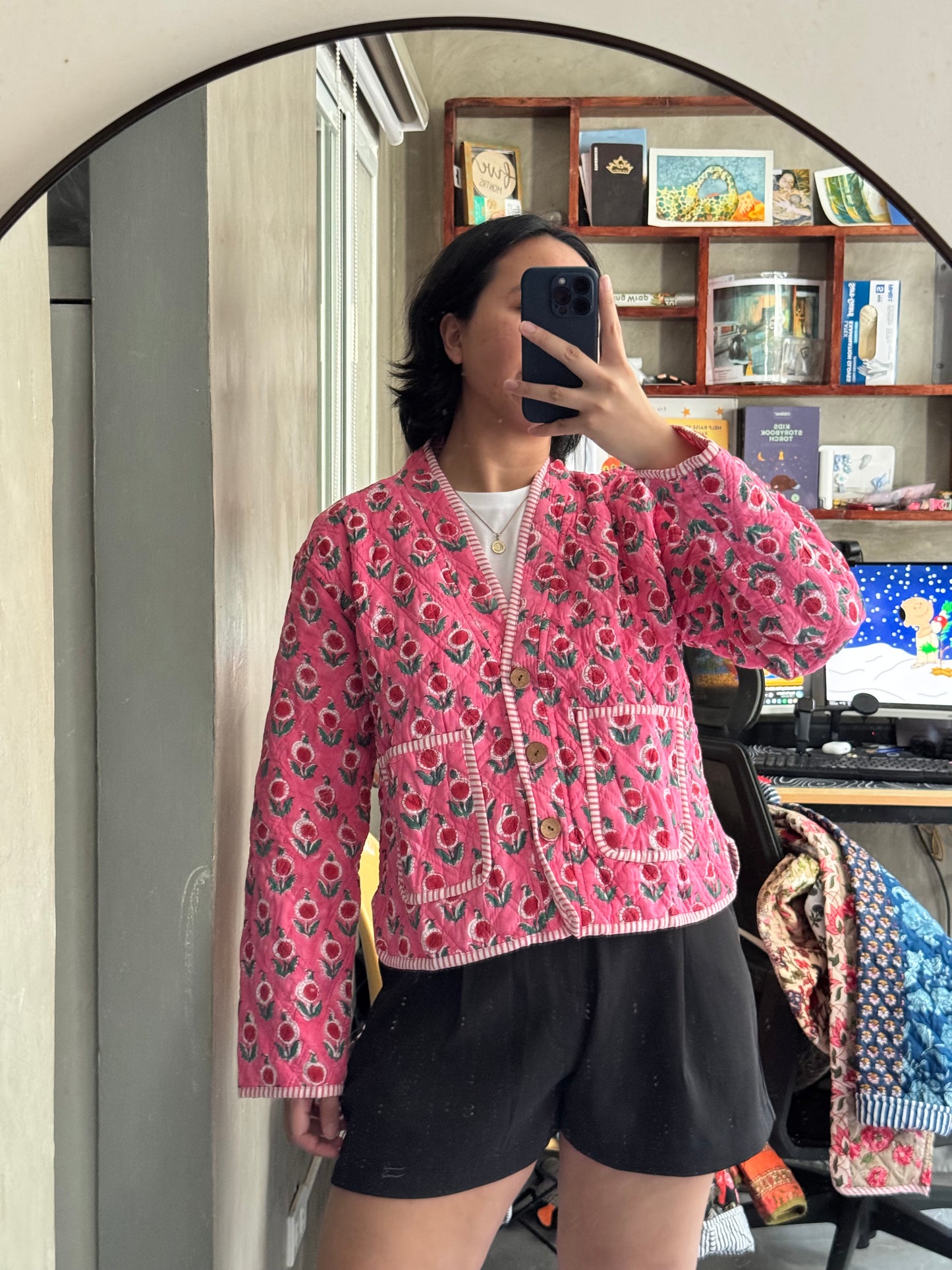 Handblock Quilted Jacket