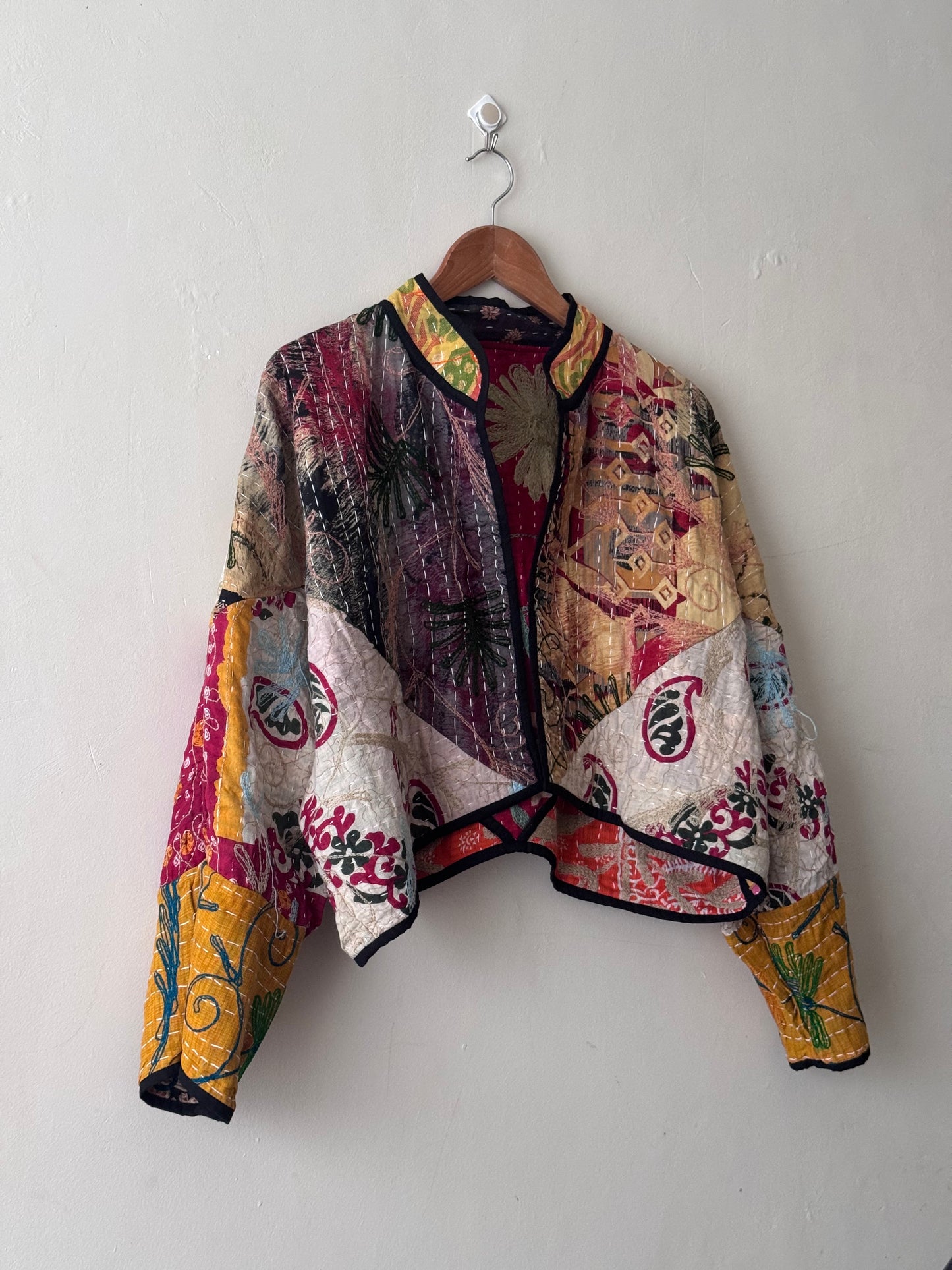 Cleo Cropped Kantha Jacket
