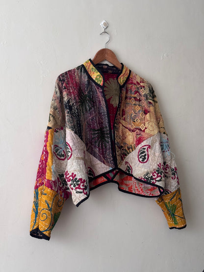 Cleo Cropped Kantha Jacket