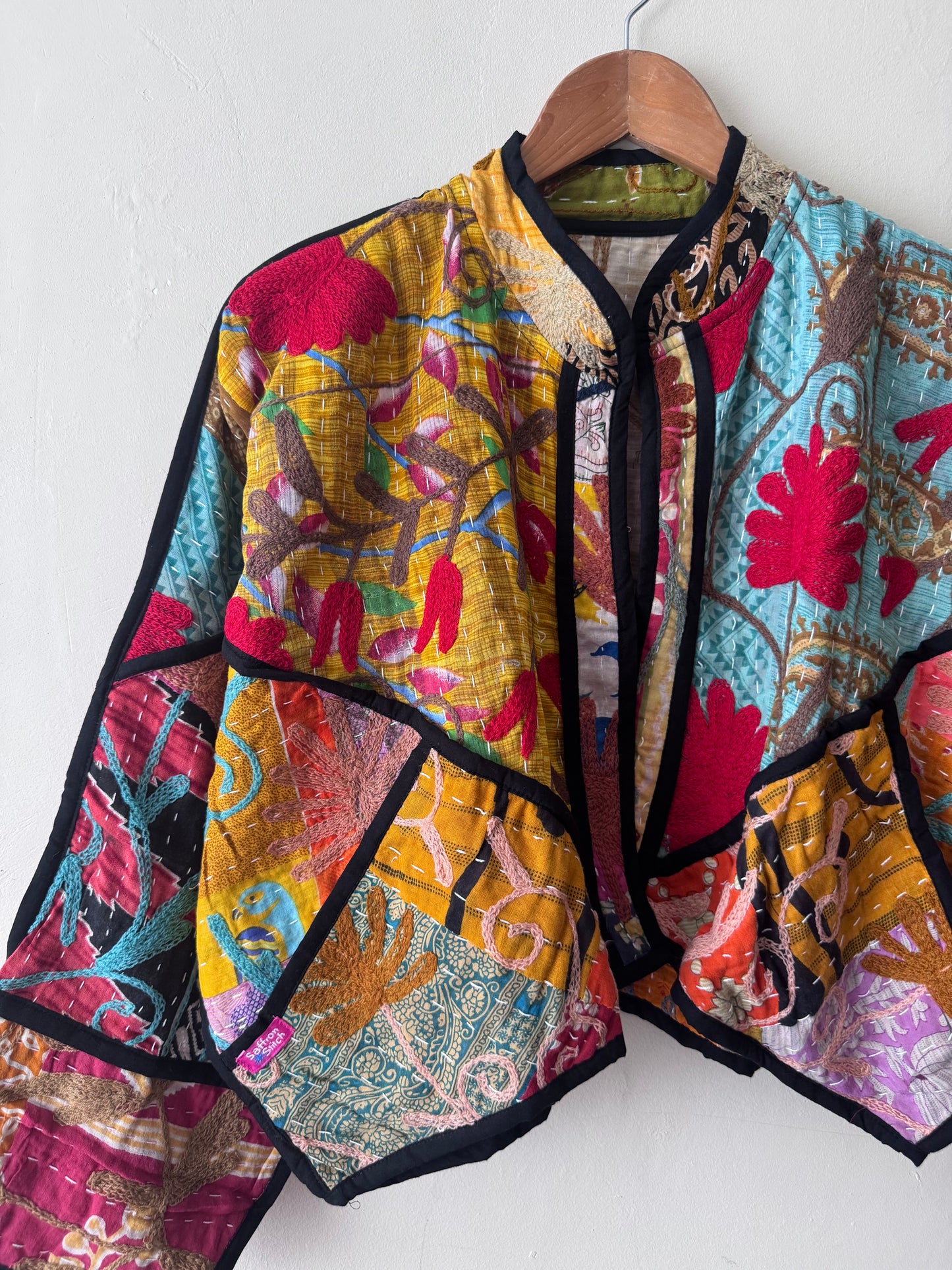 Cleo Cropped Kantha Jacket