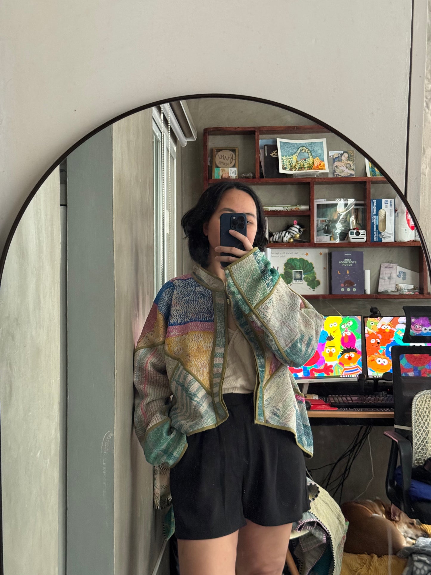 Leah Kantha Cropped Jacket