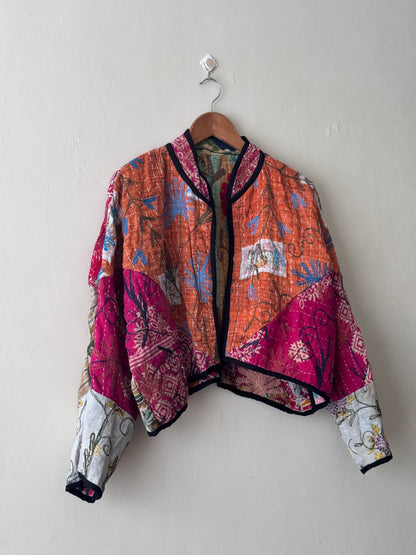 Cleo Cropped Kantha Jacket