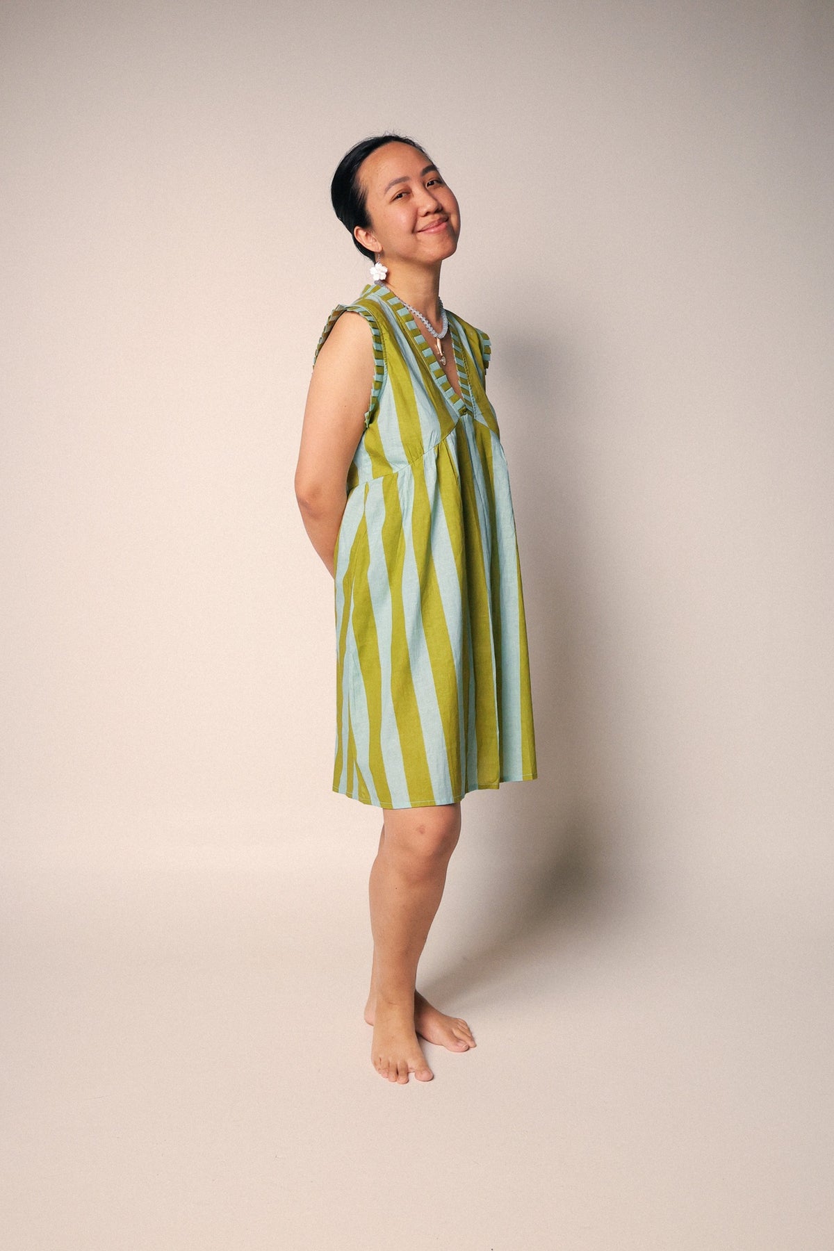 Isla Dress in Matcha