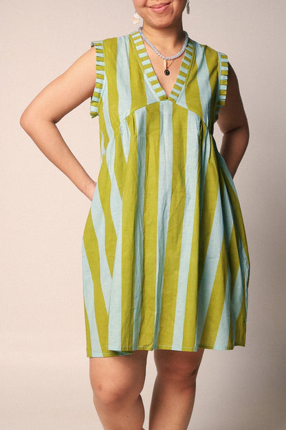 Isla Dress in Matcha