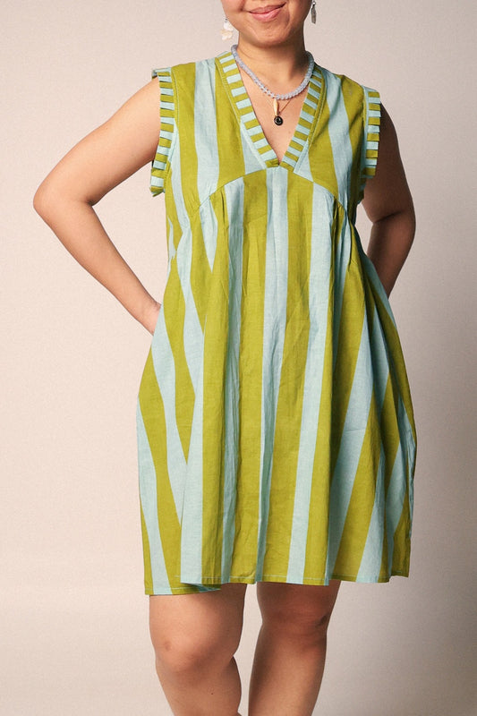 Isla Dress in Matcha