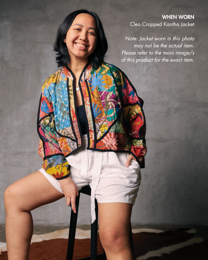 Cleo Cropped Kantha Jacket